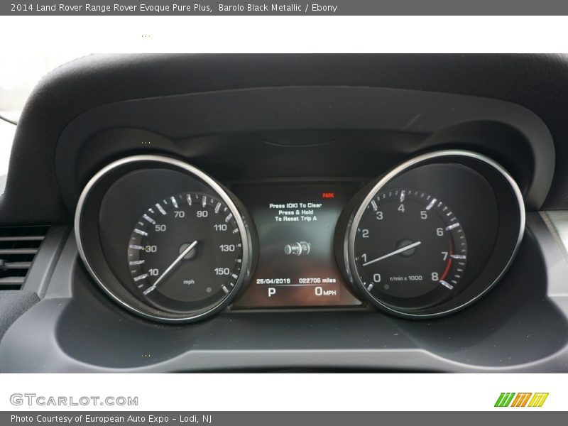 Barolo Black Metallic / Ebony 2014 Land Rover Range Rover Evoque Pure Plus