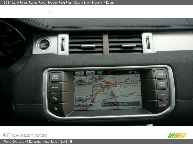 Barolo Black Metallic / Ebony 2014 Land Rover Range Rover Evoque Pure Plus