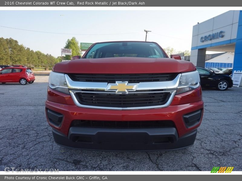 Red Rock Metallic / Jet Black/Dark Ash 2016 Chevrolet Colorado WT Crew Cab
