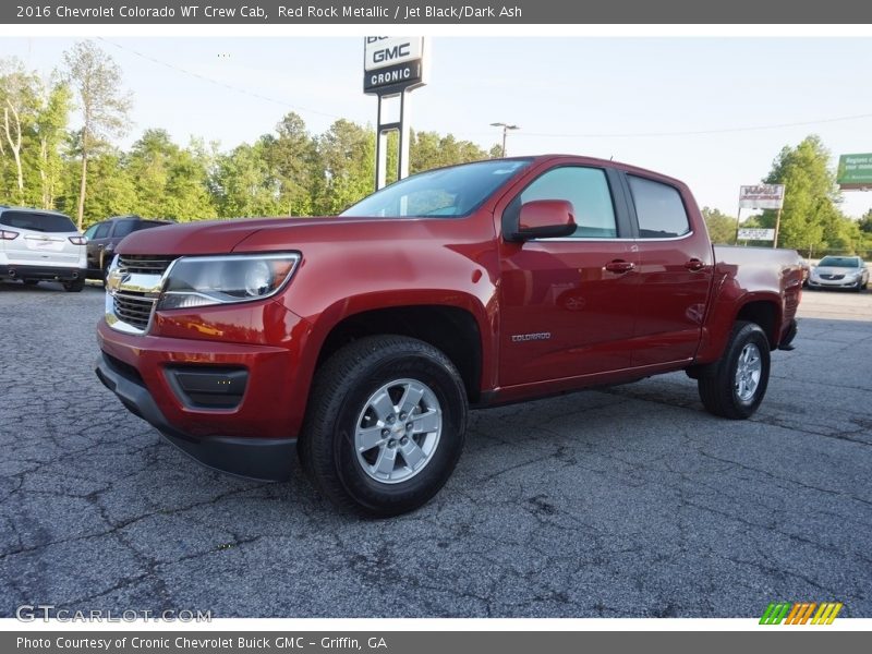 Red Rock Metallic / Jet Black/Dark Ash 2016 Chevrolet Colorado WT Crew Cab