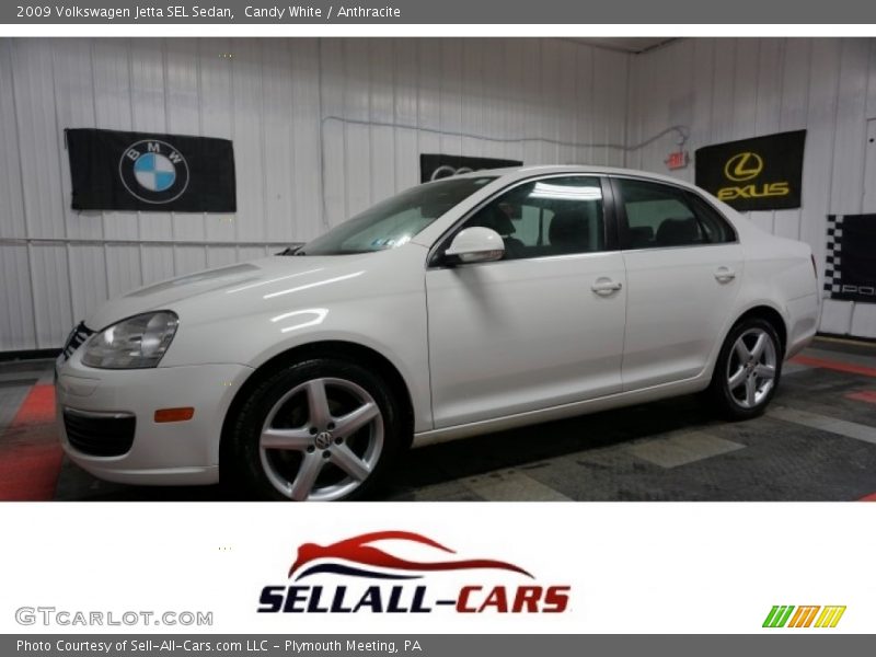 Candy White / Anthracite 2009 Volkswagen Jetta SEL Sedan