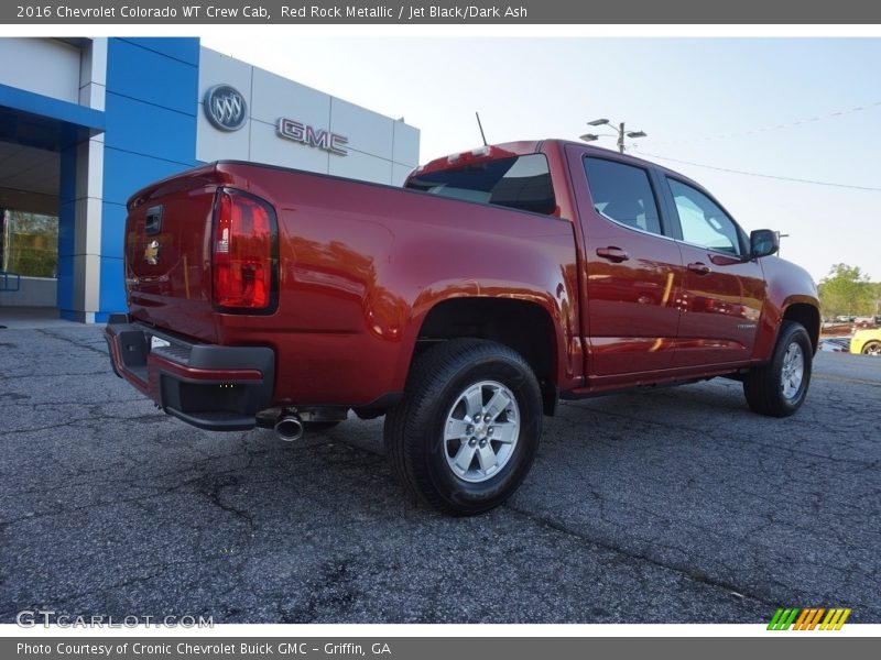 Red Rock Metallic / Jet Black/Dark Ash 2016 Chevrolet Colorado WT Crew Cab