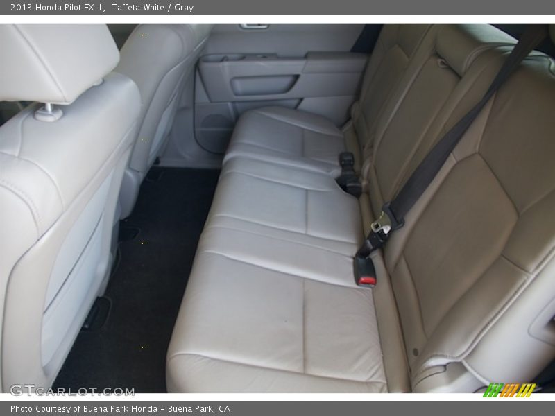Taffeta White / Gray 2013 Honda Pilot EX-L