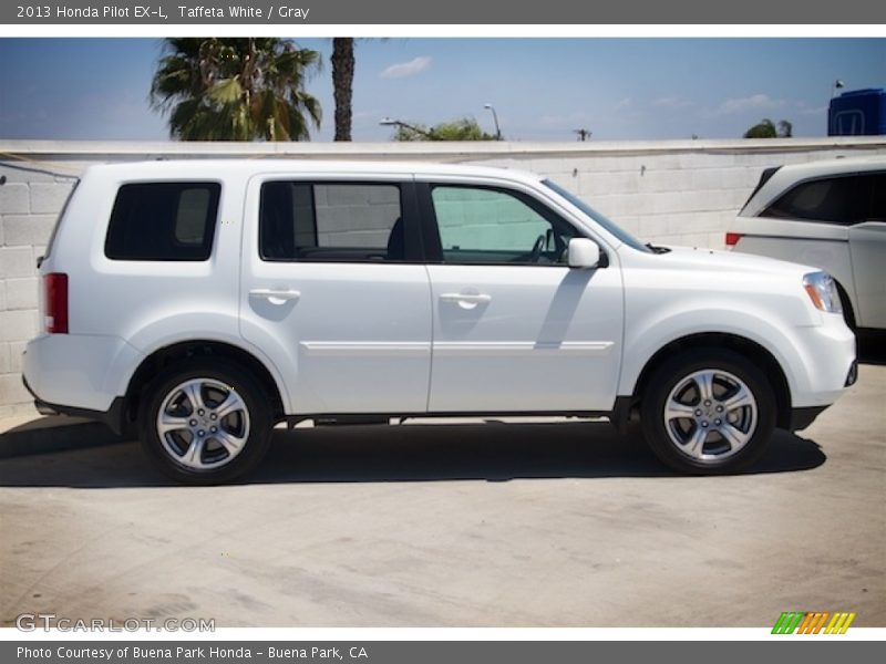 Taffeta White / Gray 2013 Honda Pilot EX-L