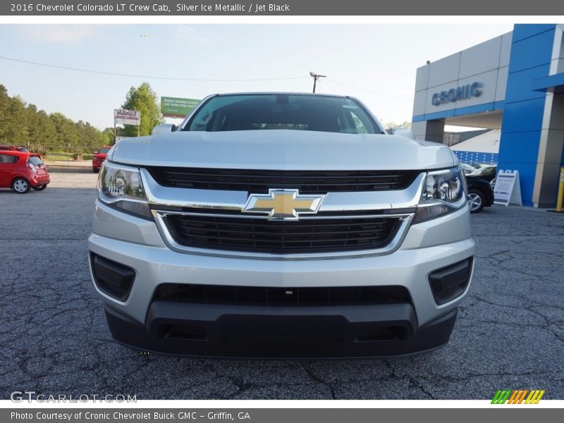 Silver Ice Metallic / Jet Black 2016 Chevrolet Colorado LT Crew Cab