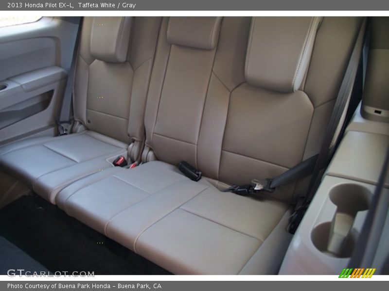 Taffeta White / Gray 2013 Honda Pilot EX-L