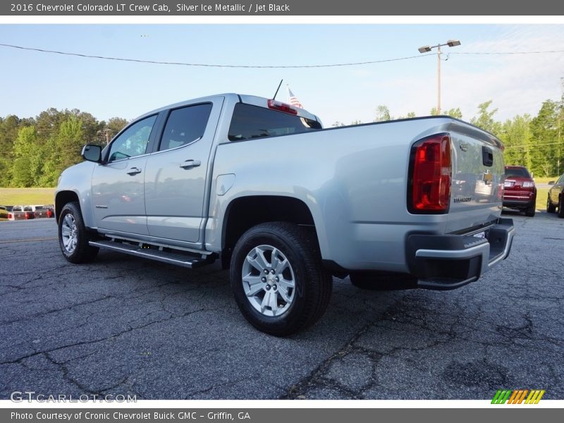 Silver Ice Metallic / Jet Black 2016 Chevrolet Colorado LT Crew Cab