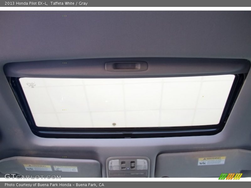 Taffeta White / Gray 2013 Honda Pilot EX-L