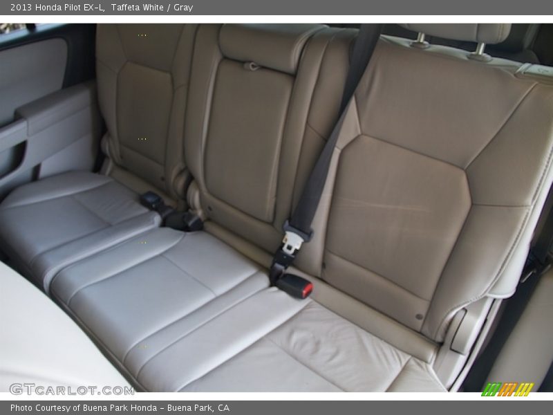 Taffeta White / Gray 2013 Honda Pilot EX-L