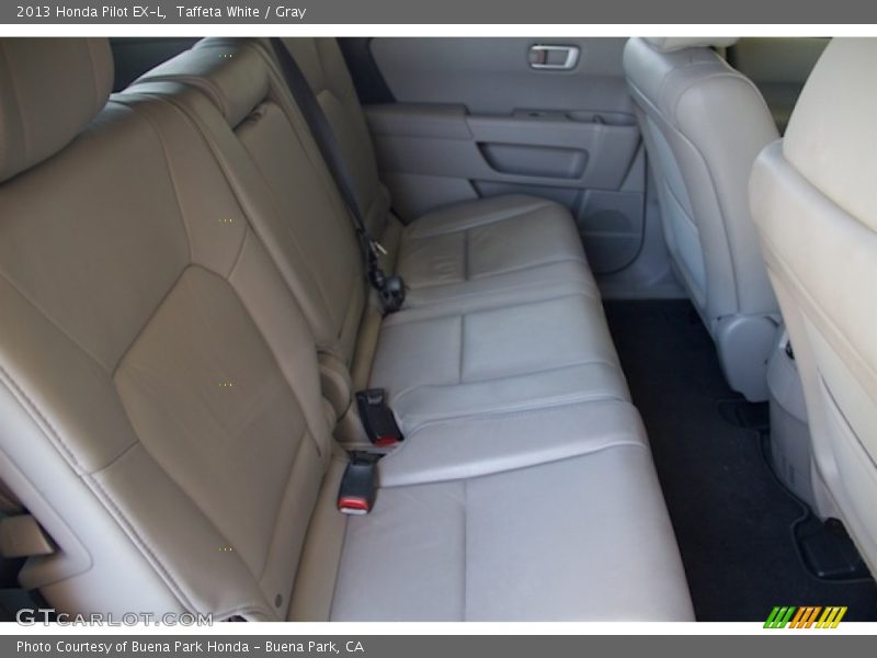 Taffeta White / Gray 2013 Honda Pilot EX-L