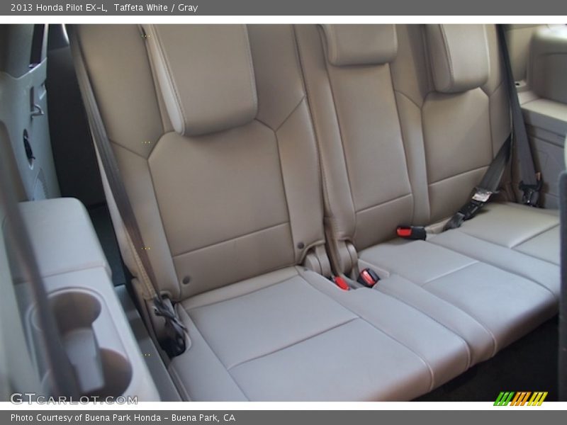 Taffeta White / Gray 2013 Honda Pilot EX-L