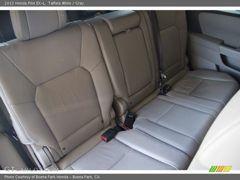 Taffeta White / Gray 2013 Honda Pilot EX-L