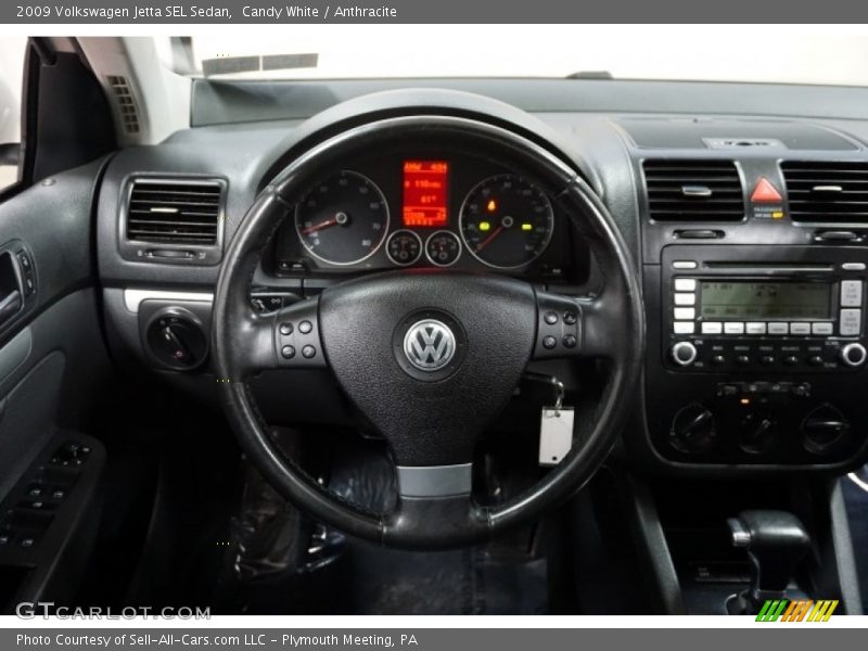 Candy White / Anthracite 2009 Volkswagen Jetta SEL Sedan