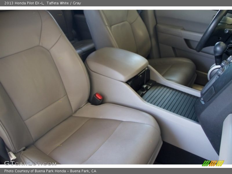Taffeta White / Gray 2013 Honda Pilot EX-L