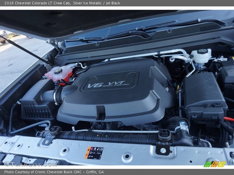Silver Ice Metallic / Jet Black 2016 Chevrolet Colorado LT Crew Cab
