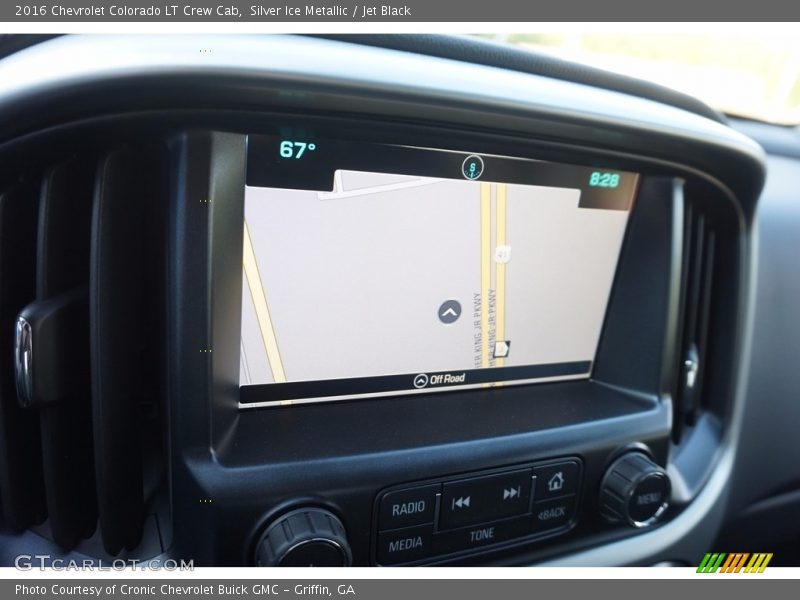 Silver Ice Metallic / Jet Black 2016 Chevrolet Colorado LT Crew Cab