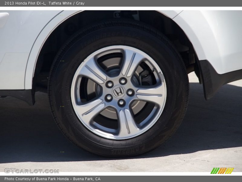 Taffeta White / Gray 2013 Honda Pilot EX-L