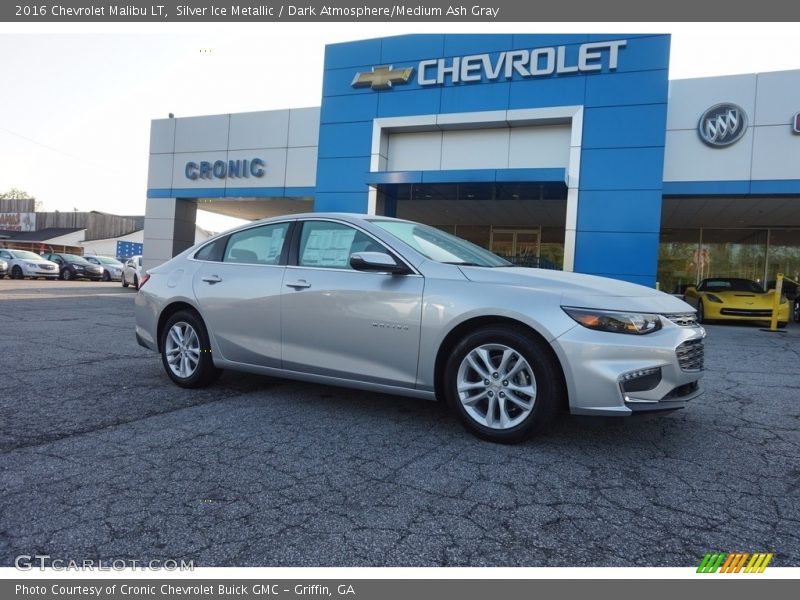 Silver Ice Metallic / Dark Atmosphere/Medium Ash Gray 2016 Chevrolet Malibu LT