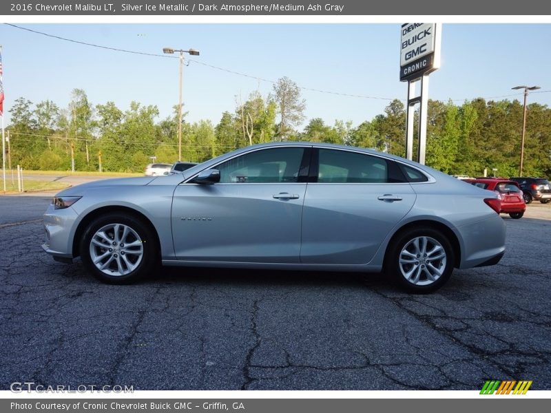 Silver Ice Metallic / Dark Atmosphere/Medium Ash Gray 2016 Chevrolet Malibu LT