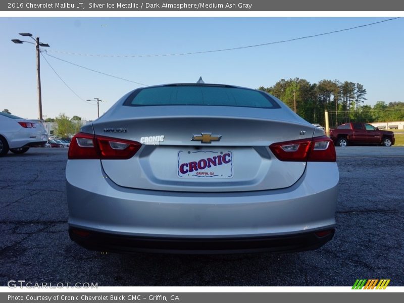Silver Ice Metallic / Dark Atmosphere/Medium Ash Gray 2016 Chevrolet Malibu LT