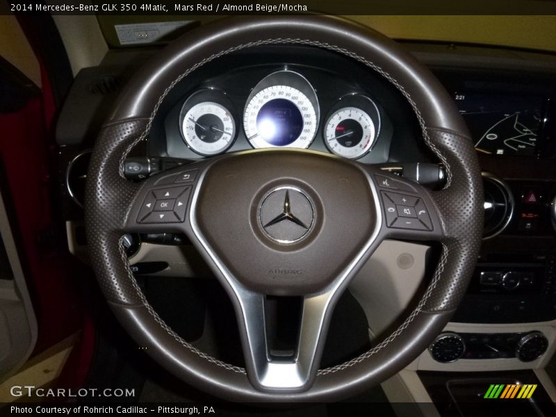 Mars Red / Almond Beige/Mocha 2014 Mercedes-Benz GLK 350 4Matic