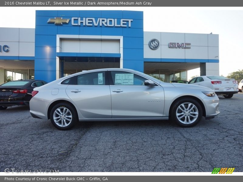 Silver Ice Metallic / Dark Atmosphere/Medium Ash Gray 2016 Chevrolet Malibu LT