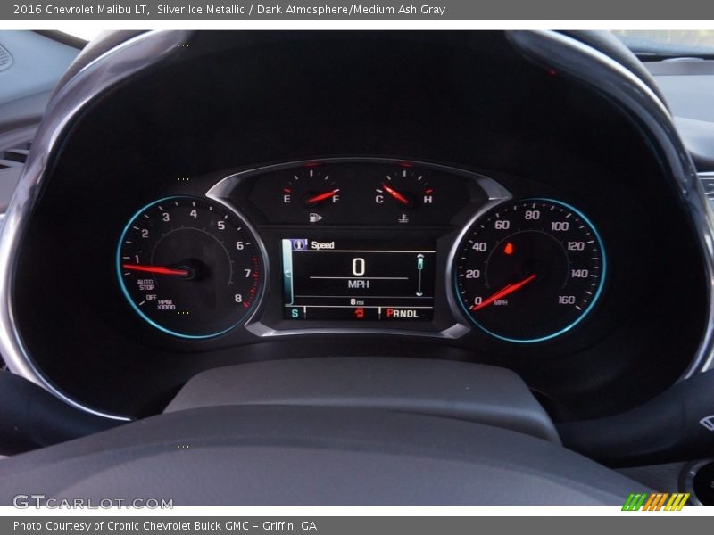 Silver Ice Metallic / Dark Atmosphere/Medium Ash Gray 2016 Chevrolet Malibu LT