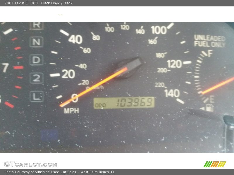 Black Onyx / Black 2001 Lexus ES 300