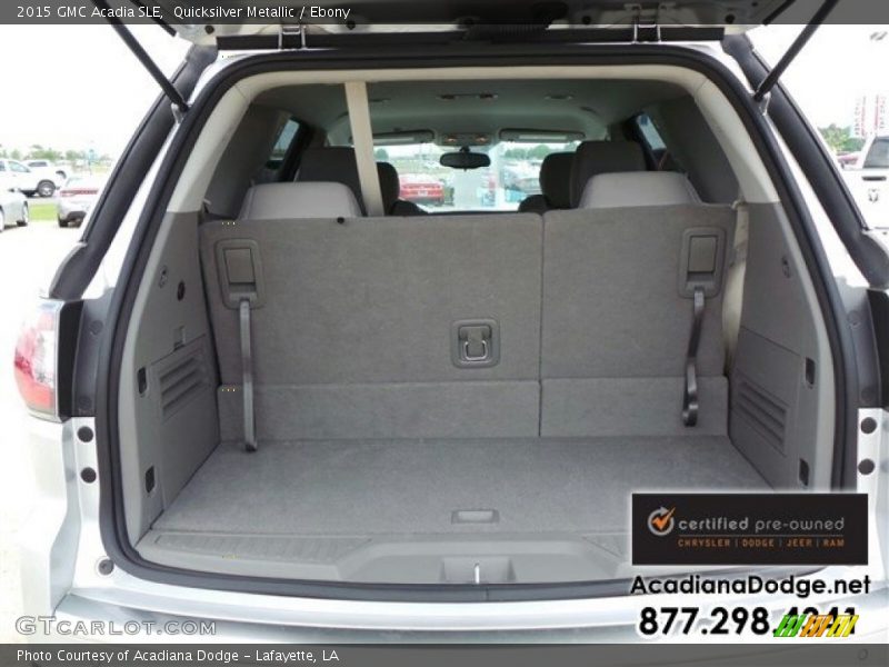 Quicksilver Metallic / Ebony 2015 GMC Acadia SLE