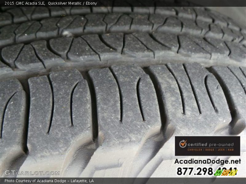 Quicksilver Metallic / Ebony 2015 GMC Acadia SLE