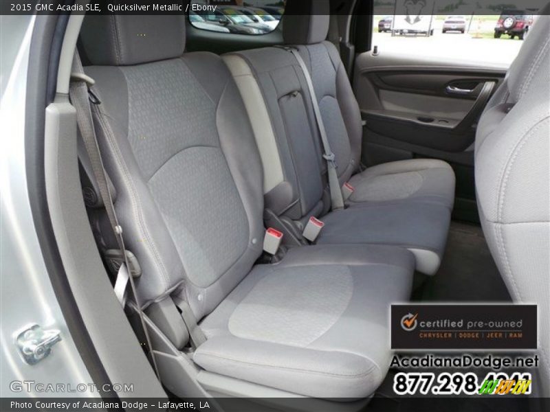 Quicksilver Metallic / Ebony 2015 GMC Acadia SLE