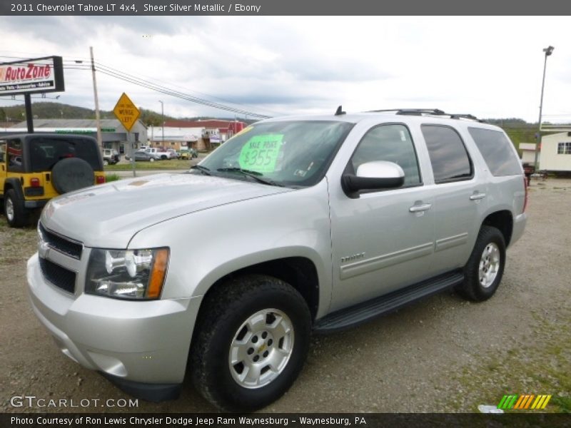 Sheer Silver Metallic / Ebony 2011 Chevrolet Tahoe LT 4x4