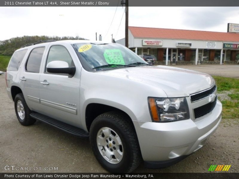 Sheer Silver Metallic / Ebony 2011 Chevrolet Tahoe LT 4x4