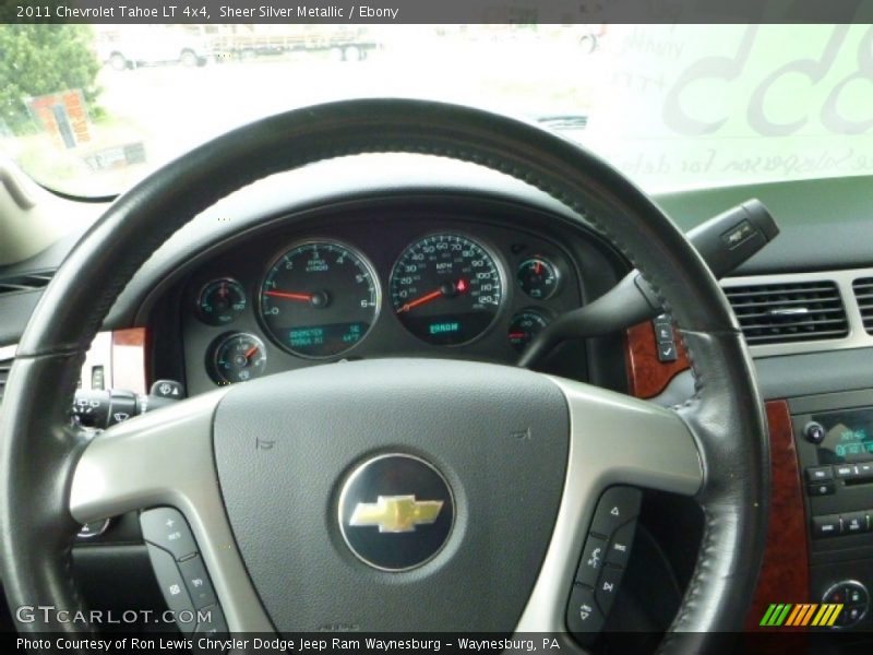 Sheer Silver Metallic / Ebony 2011 Chevrolet Tahoe LT 4x4