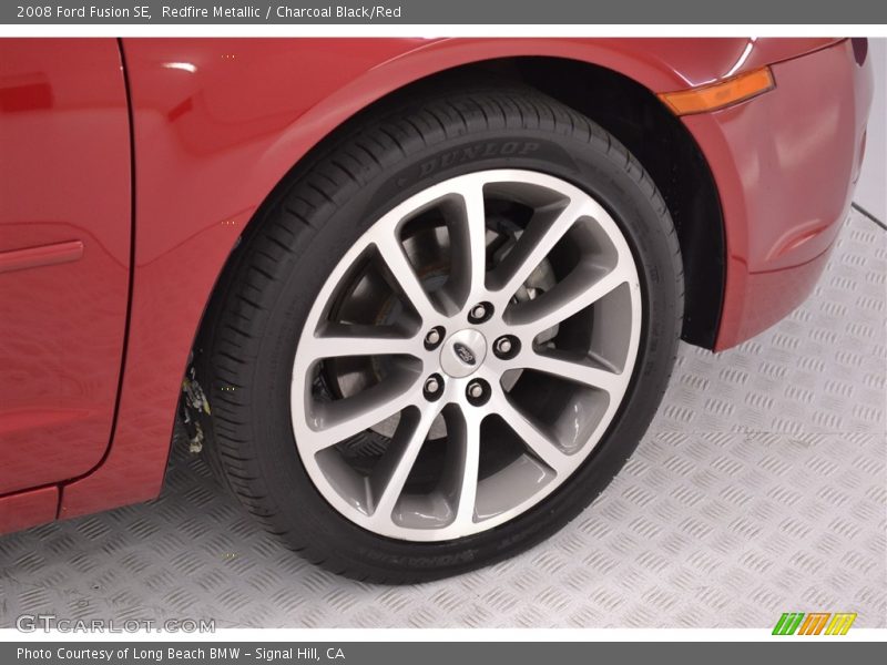 Redfire Metallic / Charcoal Black/Red 2008 Ford Fusion SE