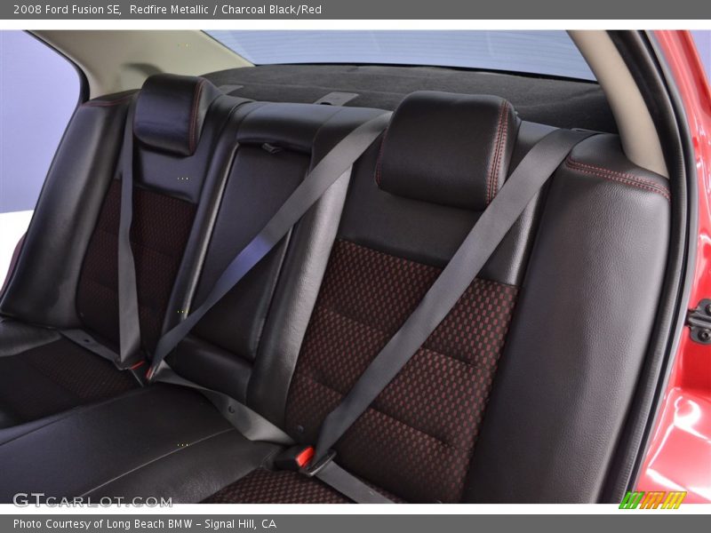 Redfire Metallic / Charcoal Black/Red 2008 Ford Fusion SE