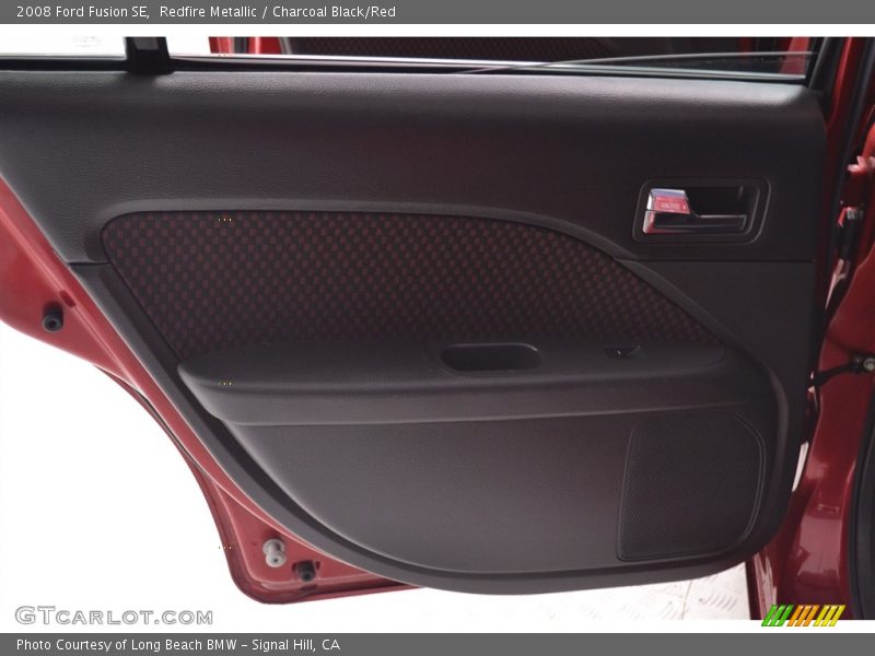 Redfire Metallic / Charcoal Black/Red 2008 Ford Fusion SE