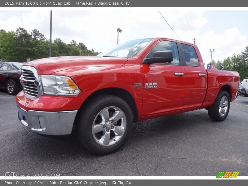 Front 3/4 View of 2015 1500 Big Horn Quad Cab