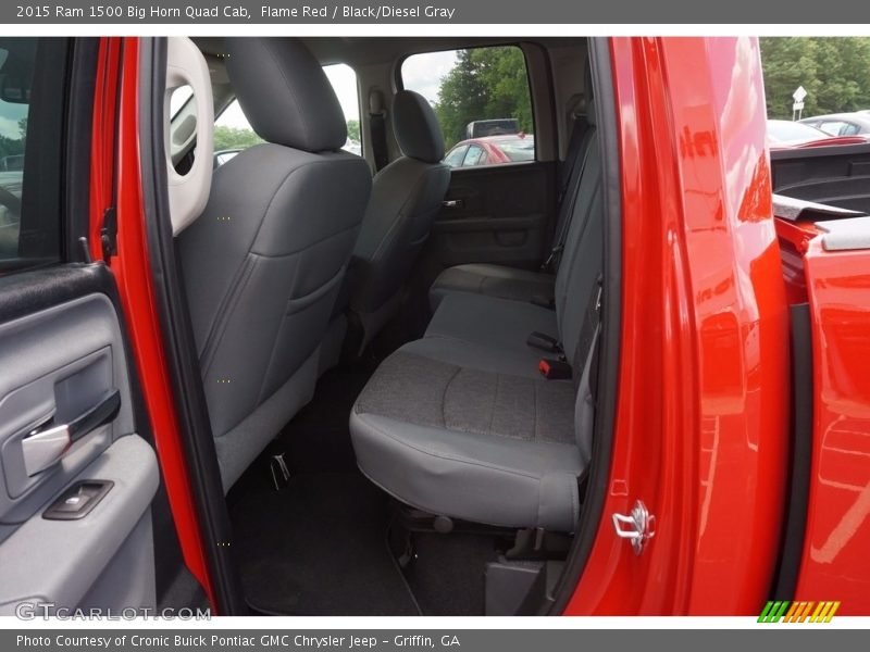 Flame Red / Black/Diesel Gray 2015 Ram 1500 Big Horn Quad Cab