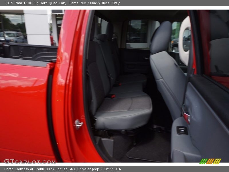 Flame Red / Black/Diesel Gray 2015 Ram 1500 Big Horn Quad Cab