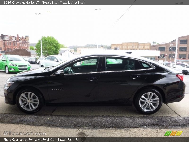 Mosaic Black Metallic / Jet Black 2016 Chevrolet Malibu LT
