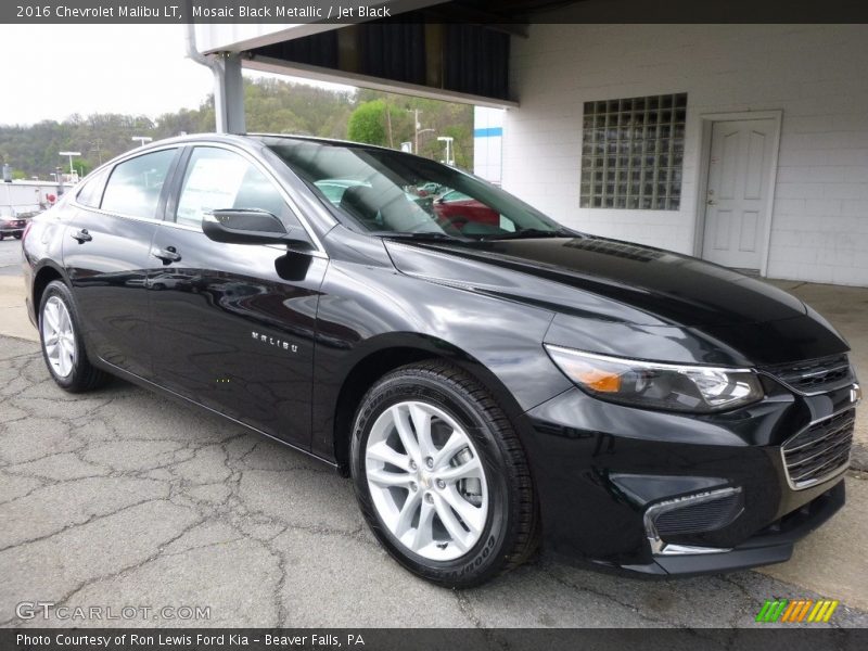 Mosaic Black Metallic / Jet Black 2016 Chevrolet Malibu LT