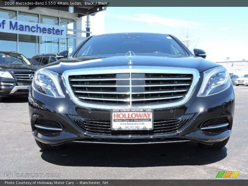 Black / Black 2016 Mercedes-Benz S 550 4Matic Sedan