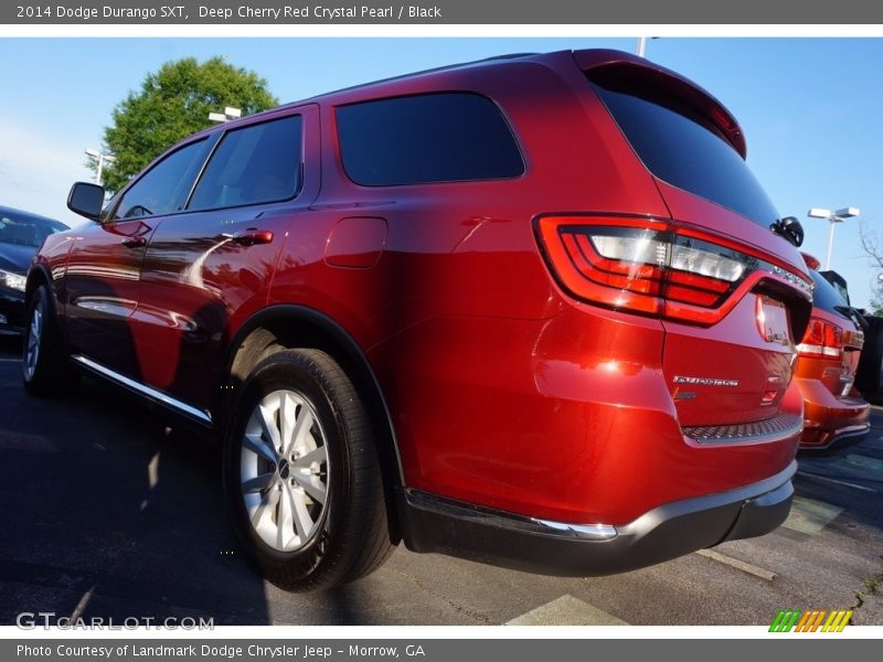 Deep Cherry Red Crystal Pearl / Black 2014 Dodge Durango SXT