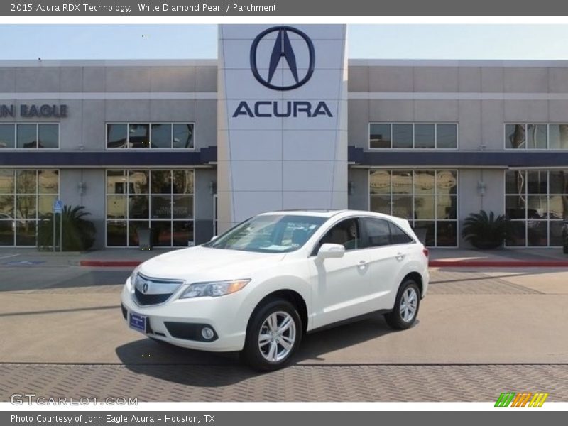 White Diamond Pearl / Parchment 2015 Acura RDX Technology