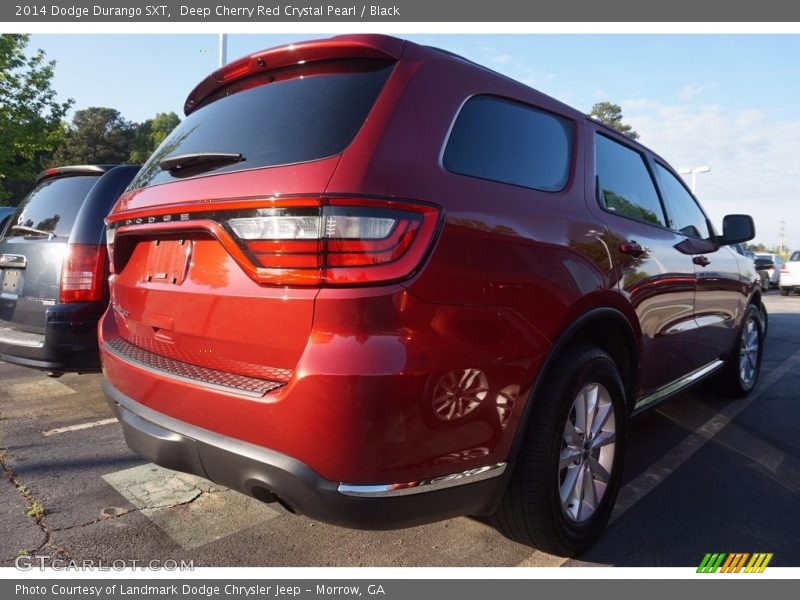 Deep Cherry Red Crystal Pearl / Black 2014 Dodge Durango SXT