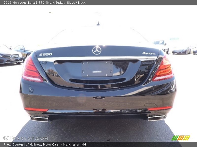 Black / Black 2016 Mercedes-Benz S 550 4Matic Sedan