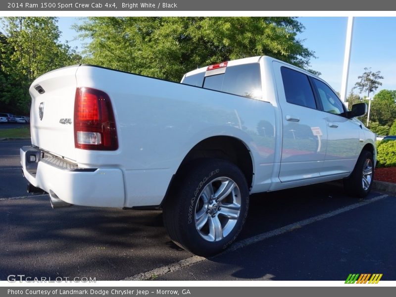 Bright White / Black 2014 Ram 1500 Sport Crew Cab 4x4