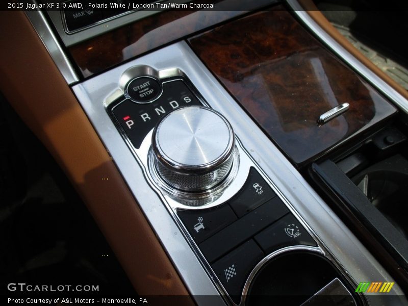Polaris White / London Tan/Warm Charcoal 2015 Jaguar XF 3.0 AWD