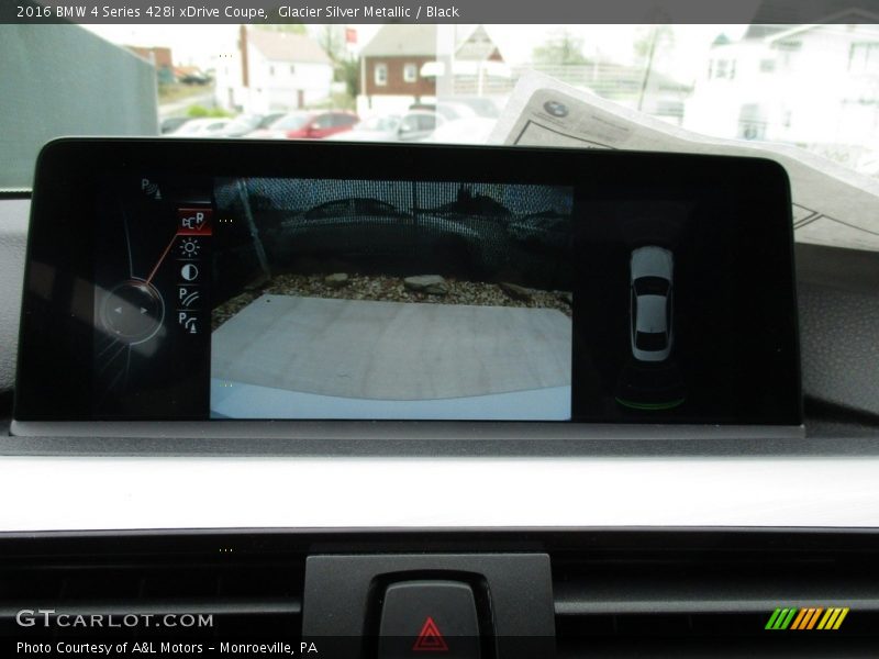 Glacier Silver Metallic / Black 2016 BMW 4 Series 428i xDrive Coupe